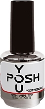 Gel Polish Finish Top Coat without Sticky Layer - YouPOSH Rubber None-Wipe Top — photo N2