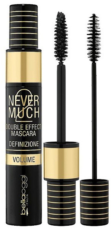 Mascara - Bellaoggi NEVER 2 MUCH Double Effect Mascara — photo N1