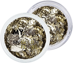 Fragrances, Perfumes, Cosmetics Nail Art Gold Flakes - MylaQ My Gold Flakes