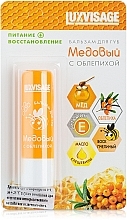 Fragrances, Perfumes, Cosmetics Lip Balm "Honey" with Sea Buckthorn - Luxvisage