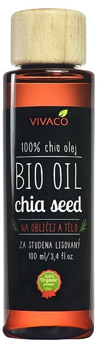 Chia Seed Oil - Vivaco Bio Oil Chia Seed Oil — photo N1