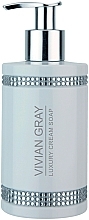 Fragrances, Perfumes, Cosmetics Liquid Soap - Vivian Gray White Crystals Luxury Cream Soap