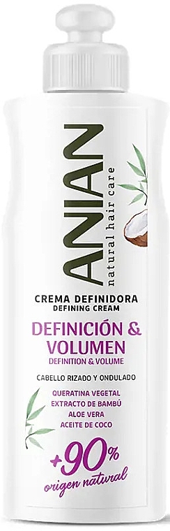 Cream for Curly Hair - Anian Definition & Volume Defining Cream — photo N1