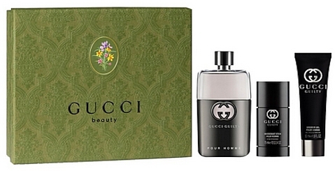 Gucci Guilty Pour Homme  - Set (edt/90ml+deo/75ml+sh/gel/50ml) — photo N1