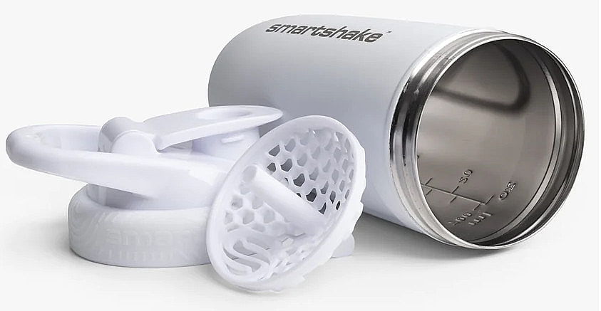 Shaker, 900 ml - SmartShake Reforce Stainless Steel White — photo N2