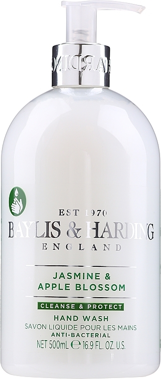 Hand Liquid Soap - Baylis & Harding Jasmine and Apple Blossom Anti-Bacterial Hand Wash — photo N3