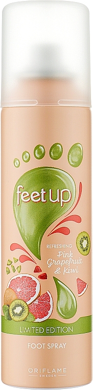 Pink Grapefruit & Kiwi Foot Spray - Oriflame Feet Up Refreshing Pink Grapefruit & Kiwi Foot Spray — photo N1