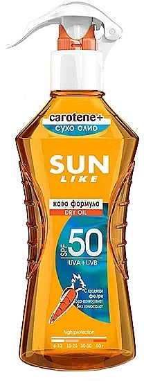 Sunscreen Dry Body Oil - Sun Like Dry Oil Spray SPF 50 New Formula — photo N1