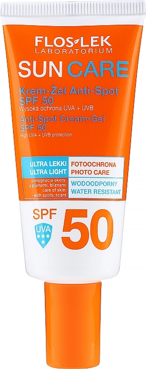 Sunscreen Gel - Floslek Sun Care Anti-Spot SPF 50 — photo N1