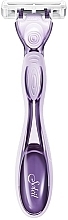 Women Razor with 2 Refill Cartridges - Bic Click 5 Soleil Sensitive — photo N5