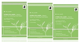Moisturizing Sheet Mask Set - Dr. Eve_Hydro-Collagen + Matcha Green Tea Hydrating Sheet Masks — photo N1