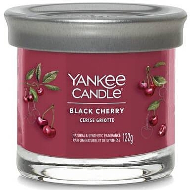 Scented Candle in Glass 'Black Cherry' - Yankee Candle Singnature — photo N3