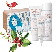 Fragrances, Perfumes, Cosmetics Set - Avene Hydrance Optimale Leger (cr/40ml + eye/cr/10ml + water/50ml + box)