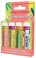 Fragrances, Perfumes, Cosmetics Lip Balm Set - Crazy Rumors Adventurous Mix 4 Pack Lip Balm Gift Box (lip/balm/4x4.25g)