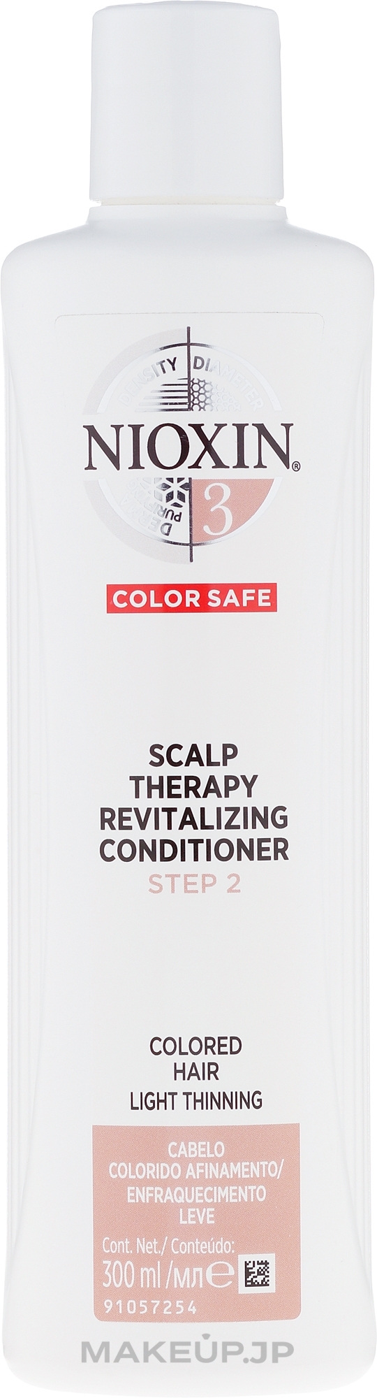 Repair Conditioner - Nioxin Thinning Hair System 3 Color Safe Scalp Revitalizing Conditioner — photo 300 ml
