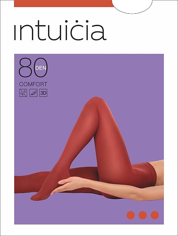 Tights "COMFORT PREMIUM" 80 Den, black - Intuicia — photo N1