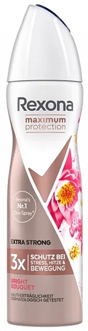 Antiperspirant Spray 'Bright Bouquet' - Rexona Maximum Protection Extra Strong Bright Bouquet — photo N2