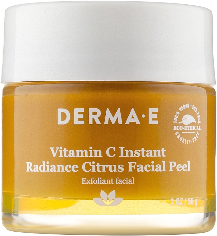 Brightening Citrus Face Peeling - Derma E Vitamin C Instant Radiance Citrus Facial Peel — photo N1