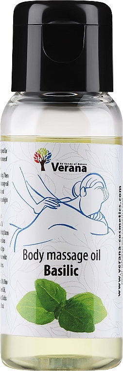 Basilic Body Massage Oil - Verana Body Massage Oil — photo N1