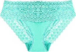 Mid-Rise Lace Panties, green - Moraj — photo N2