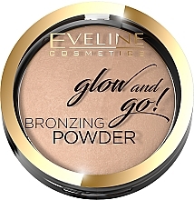 Fragrances, Perfumes, Cosmetics Bronzing Powder - Eveline Cosmetics Glow & Go Bronzing Powder