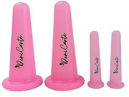 Silicone Face & Body Cups, 37176, pink - Deni Carte — photo N1