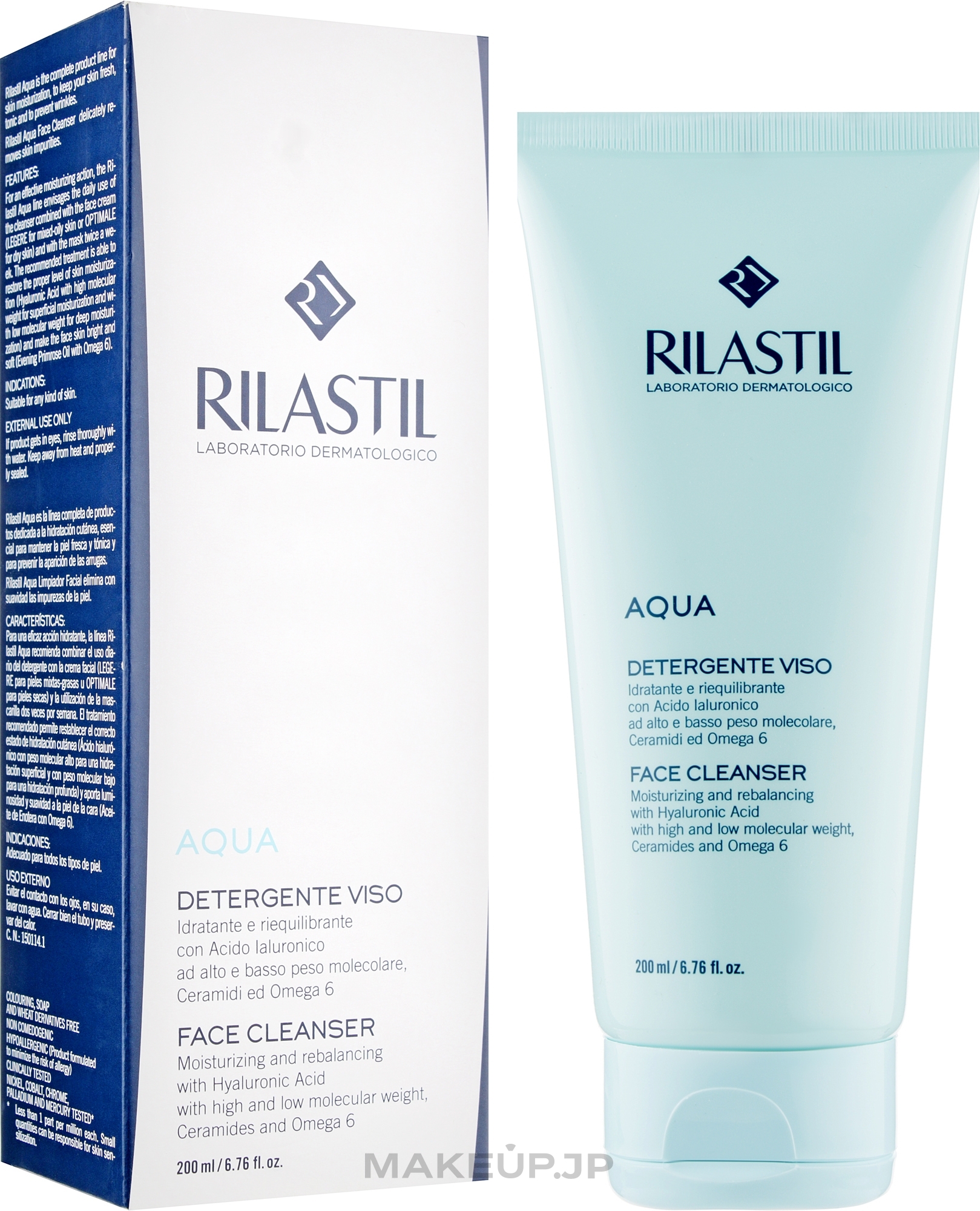 Delicate Face Cleansing Gel - Rilastil Aqua Detergente Viso — photo 200 ml