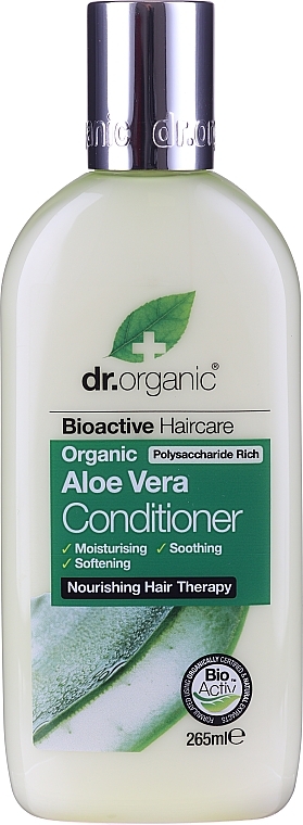 Hair Conditioner "Aloe" - Dr. Organic Bioactive Haircare Aloe Vera Conditioner — photo N1