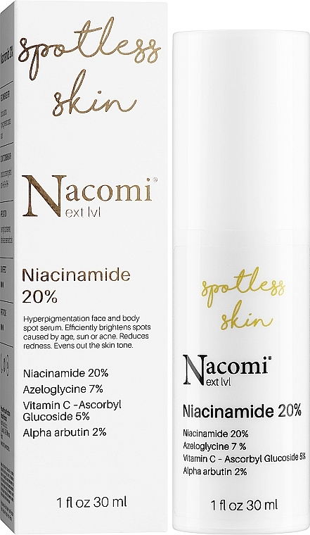 Brightening Spot Face Serum with Niacinamide - Nacomi Next Level Niacinamide 20% — photo N5