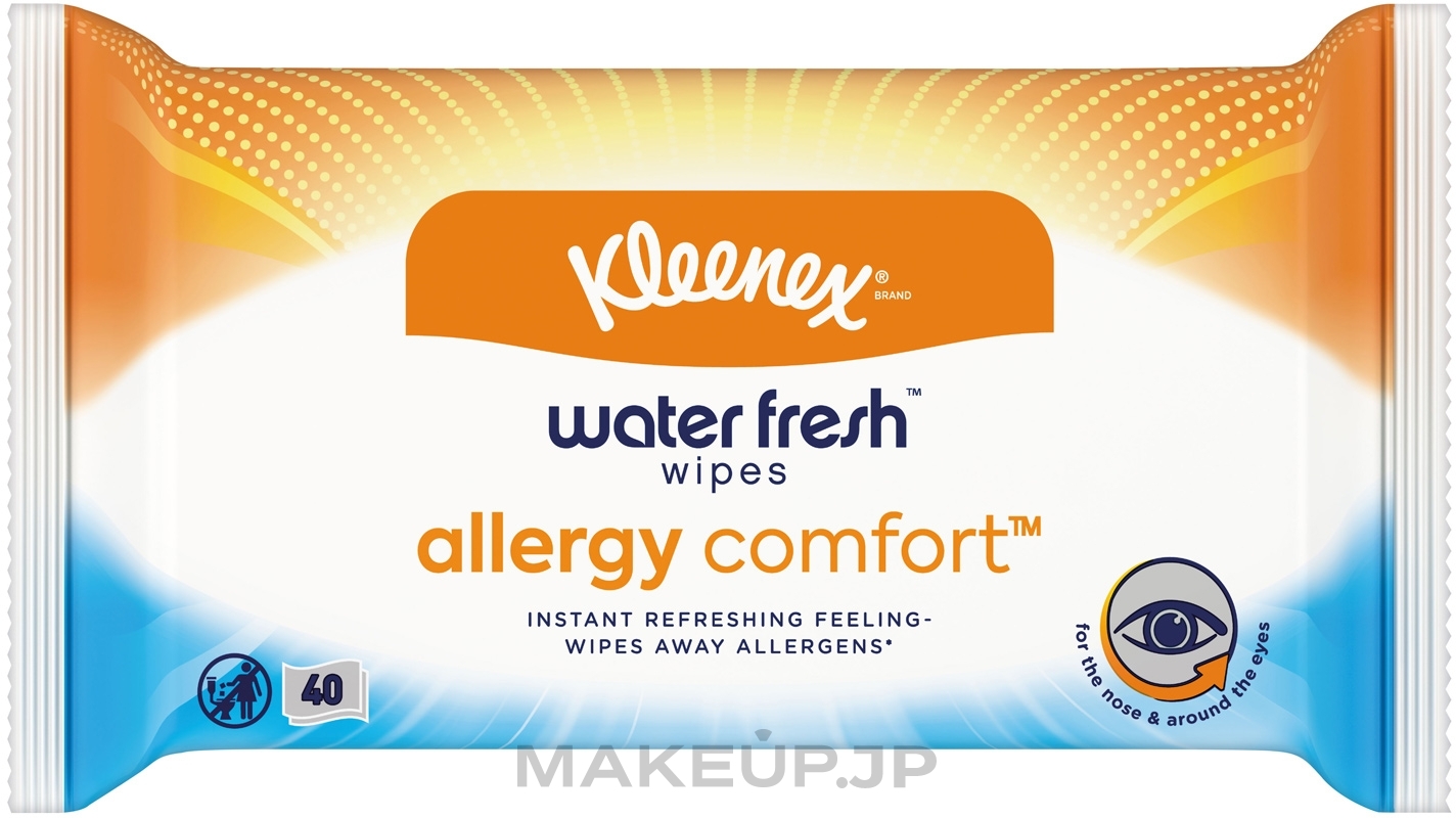 Anti-Allergen Wet Wipes, 40 pcs - Kleenex Allergy Comfort — photo 40 szt.