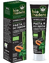 Whitening Toothpaste with Charcoal & Papaya - Bio Madent — photo N1