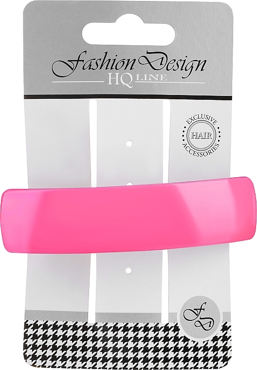 Fashion Design Hair Clip, 28557, hot pink - Top Choice Fashion Design HQ Line — photo N1