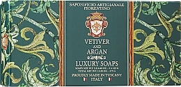 Soap Set "Vetiver & Argan" - Saponificio Artigianale Fiorentino Vetiver And Argan (soap/3x125g) — photo N1