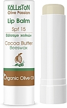 Fragrances, Perfumes, Cosmetics Cocoa Butter Lip Balm - Kalliston Lip Balm Cocoa Butter SPF 15