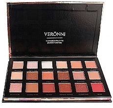 Fragrances, Perfumes, Cosmetics Professional Eyeshadow Palette, 18 shades - Veronni 03