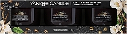 Set - Yankee Candle Vanilla Bean Espresso (candle/3x37g) — photo N1