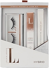 Fragrances, Perfumes, Cosmetics Lola's Lashes Diamond Hybrid Magnetic Lash & Liner Kit (eyeliner/3ml + remover/2,5ml + eyelashes/2pcs) - Set