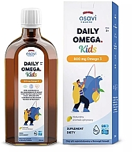 Fragrances, Perfumes, Cosmetics Omega 3 Kids Dietary Supplement, 800 mg, lemon flavor - Osavi Daily Omega Kids