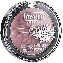 Fragrances, Perfumes, Cosmetics Mineral Face Blush - Lavera So Fresh Mineral Rouge Powder