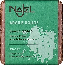 Fragrances, Perfumes, Cosmetics Aleppo Soap "Red Clay" - Najel Aleppo Soap with Red Clay