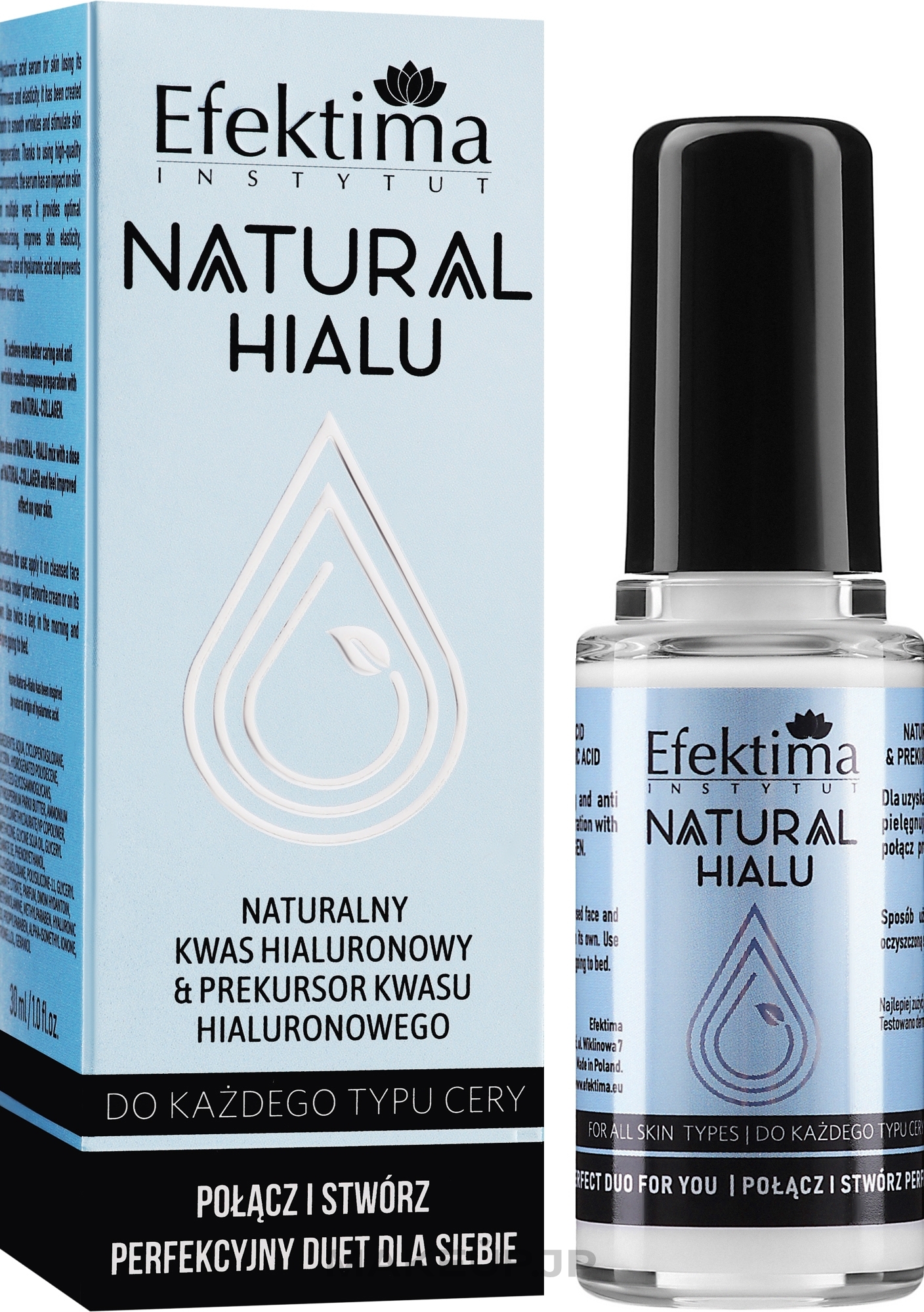 Hyaluronic Face Serum - Efektima Instytut Natural Hialu Serum — photo 30 ml