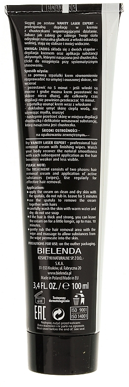 Set "For Precise Bikini Hair Removal" - Bielenda Vanity Laser Expert (cr/100ml + balm/2x5g + blade) — photo N3