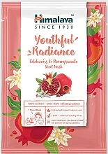 Edelweiss & Pomegranate Sheet Mask 'Glow of Youth' - Himalaya Herbals Youthful Radiance Edelweiss & Pomegranate Sheet Mask — photo N1