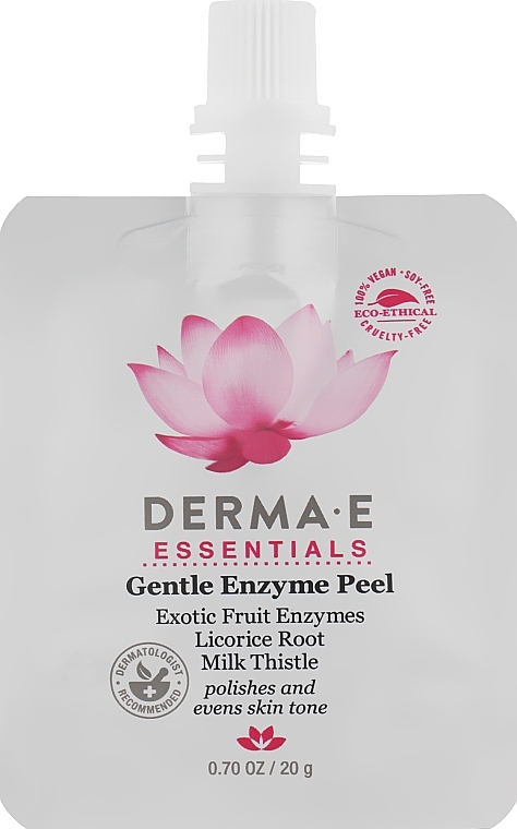 Enzyme Peeling - Derma E Gentle Enzyme Peel (miniprodukt) — photo N1