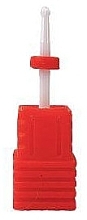 Ceramic Ball Nail Drill Bit, red - Deni Carte — photo N1