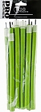 Fragrances, Perfumes, Cosmetics Flexible Hair Rollers, 240mm, d14, green - Tico Professional