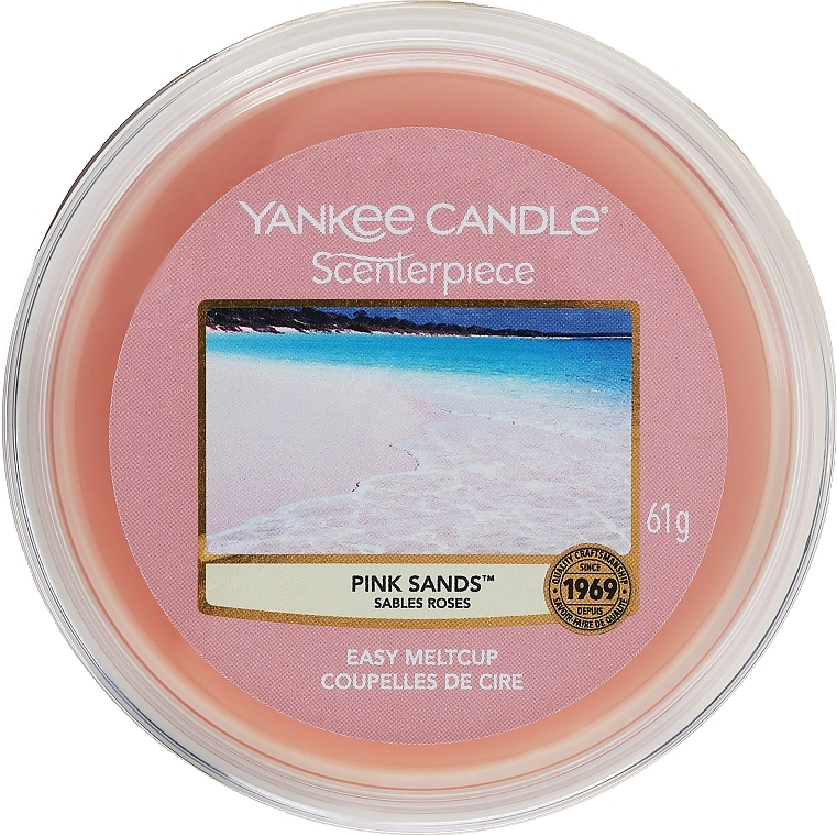 Scented Wax - Yankee Candle Pink Sands Scenterpiece Melt Cup — photo N1