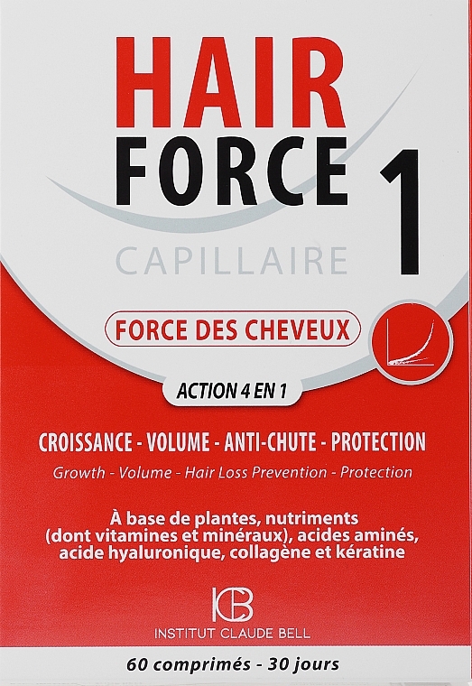 Dietary Supplement to Prevent Hair Loss - Institut Claude Bell Hair Force One — photo N1