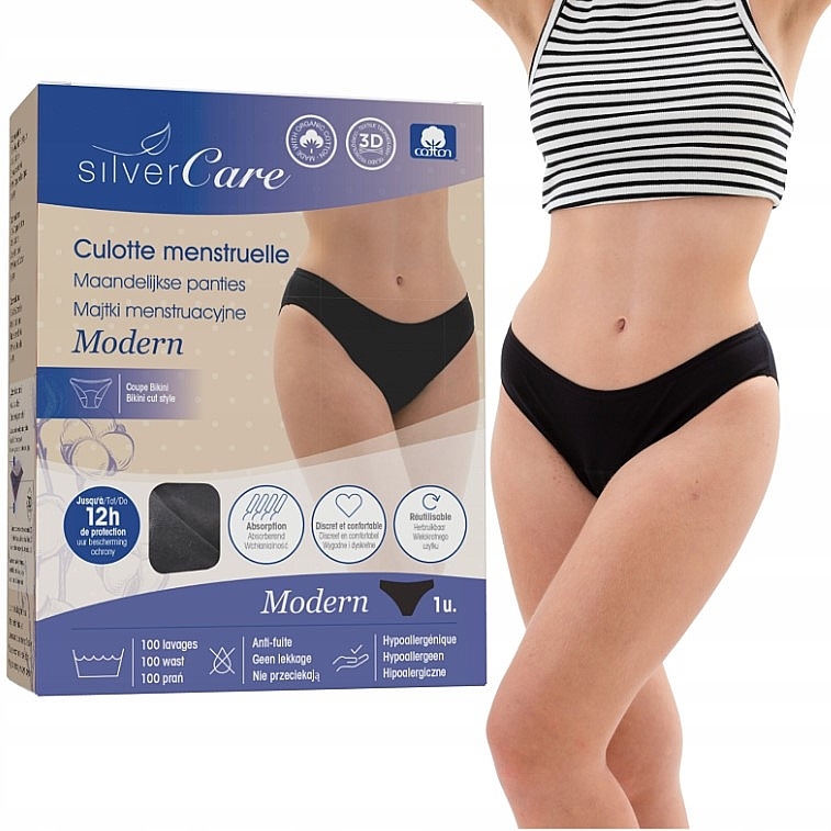 Silver Care. Moderne Menstrual Panties - Masmi Menstrual Panties  — photo N1