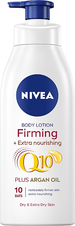 Body Lotion - Nivea Q10 Firming + Extra Nourishing Plus Argan Oil Body Lotion — photo N3